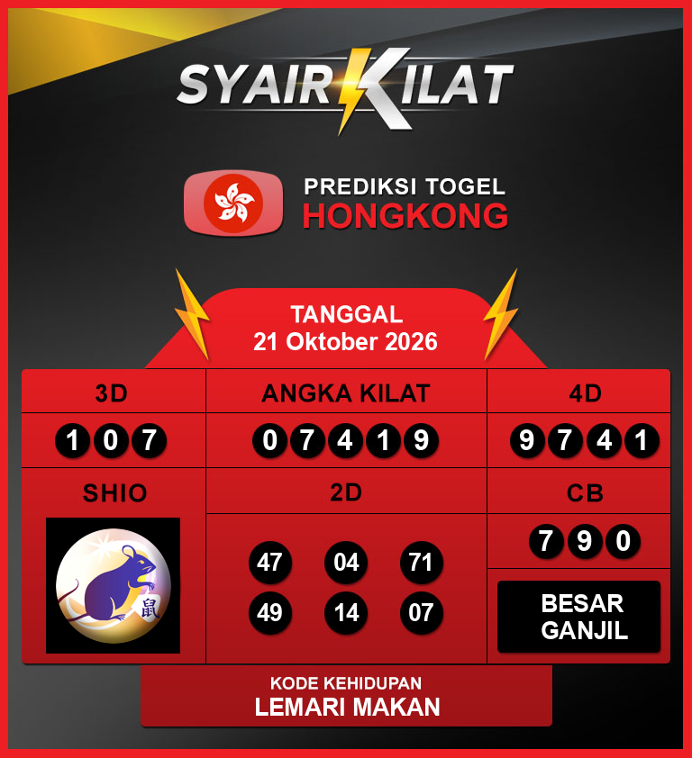 Gambar Teka-Teki Syair Hongkong Lengkap - Bocoran Syair