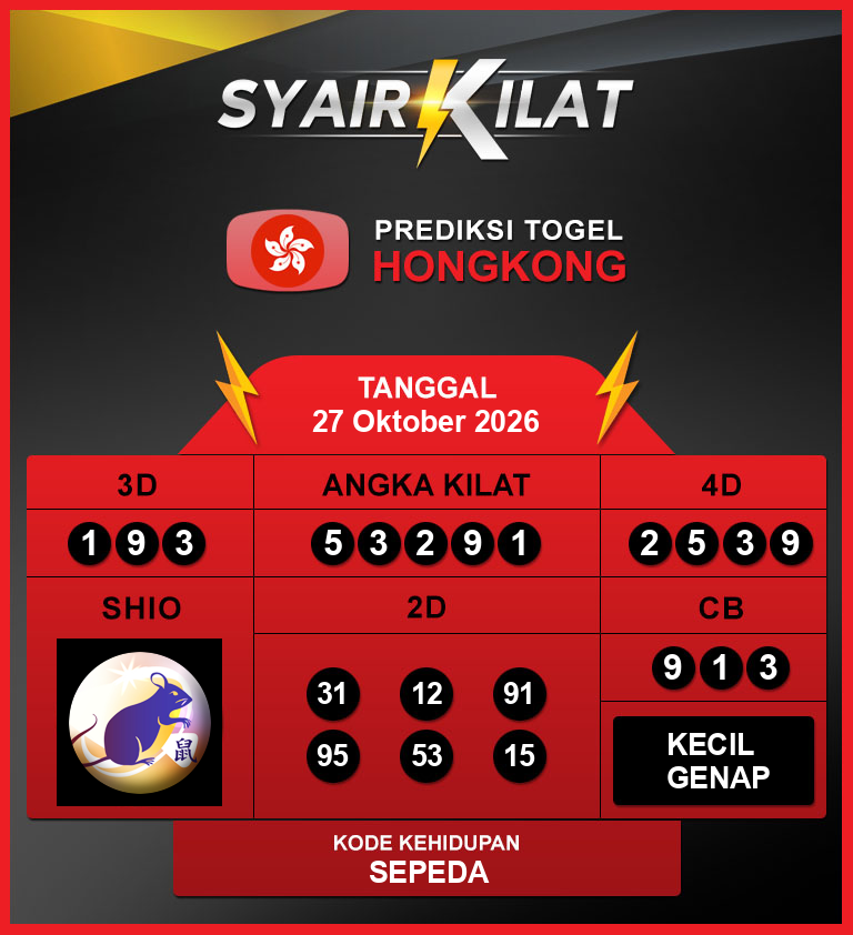 Gambar Teka-Teki Syair Hongkong Lengkap - Bocoran Syair