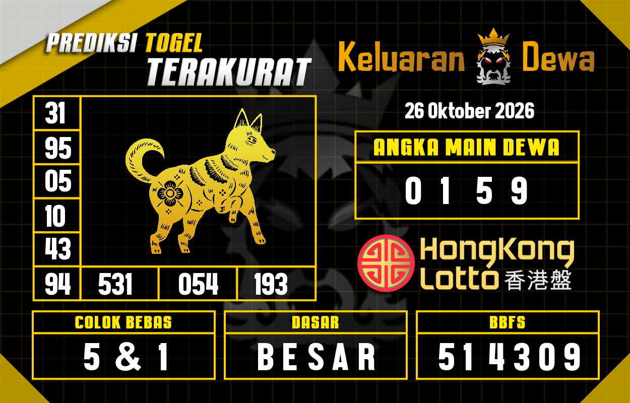 Gambar Teka-Teki Syair Hongkong Lengkap - Dewa Lotto