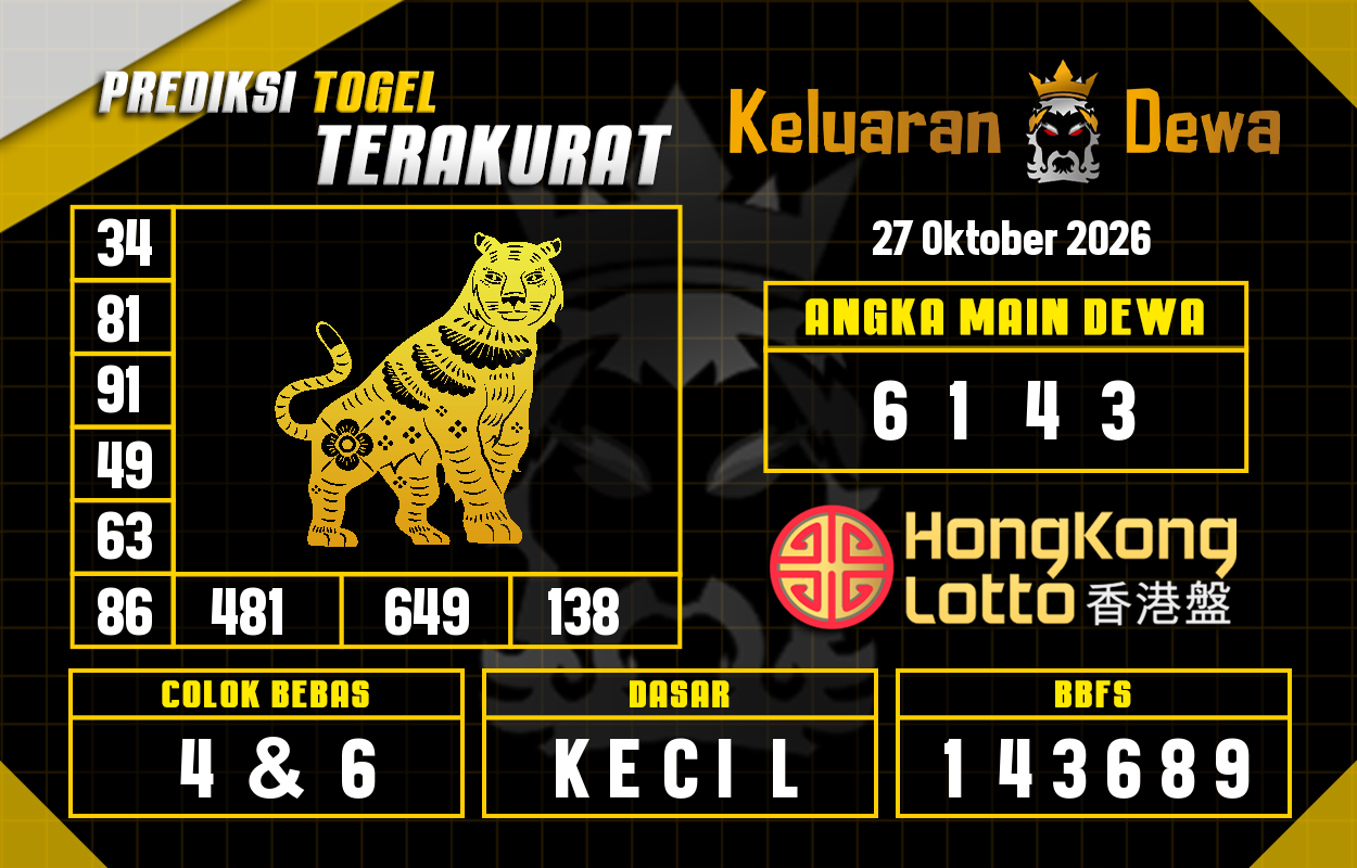 Gambar Teka-Teki Syair Hongkong Lengkap - Dewa Lotto