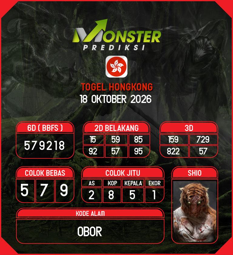 Gambar Teka-Teki Syair Hongkong Lengkap - Monster Hk